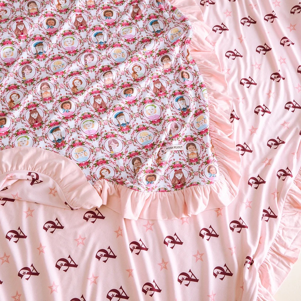 Posh Peanut x American Girl Doll Luxe Patoo Blanket